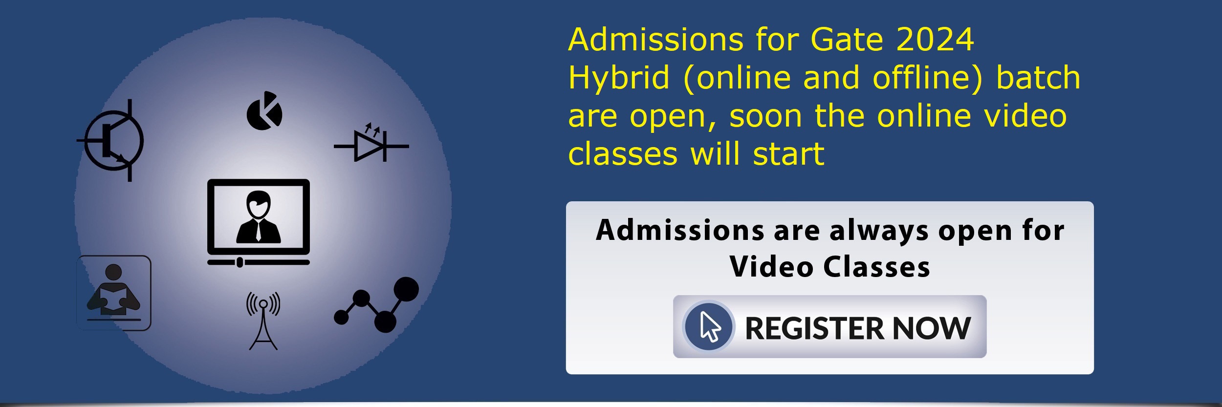 Admissions open for Hybrid GATE-2024